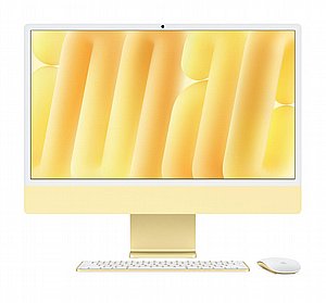 מחשב שולחני iMac 24 M4 10cCPU 10cGPU 16/256 YELLOW מחשב שולחני iMac 24 M4 10cCPU 10cGPU 16/256 YELLOW